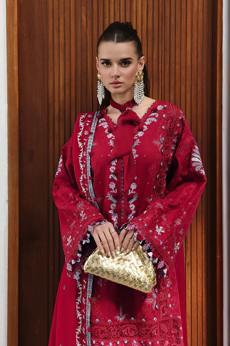 QALAMKAR CHIKANKARI EID EDIT UNSTITCHED'26| RUBY