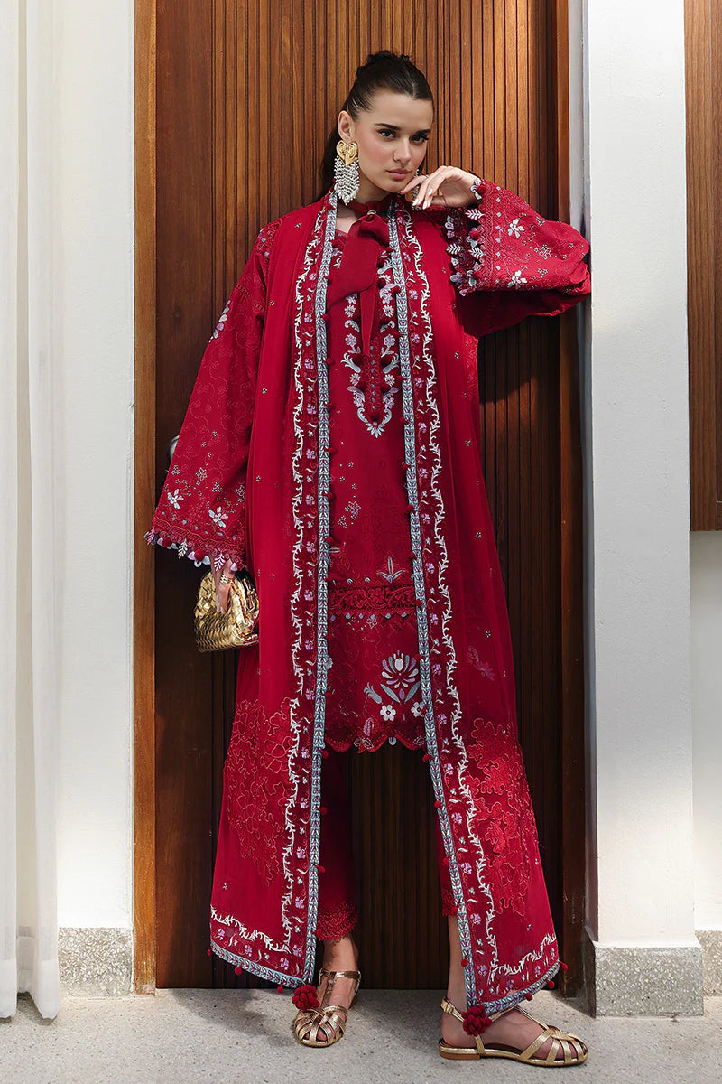 QALAMKAR CHIKANKARI EID EDIT UNSTITCHED'26| RUBY