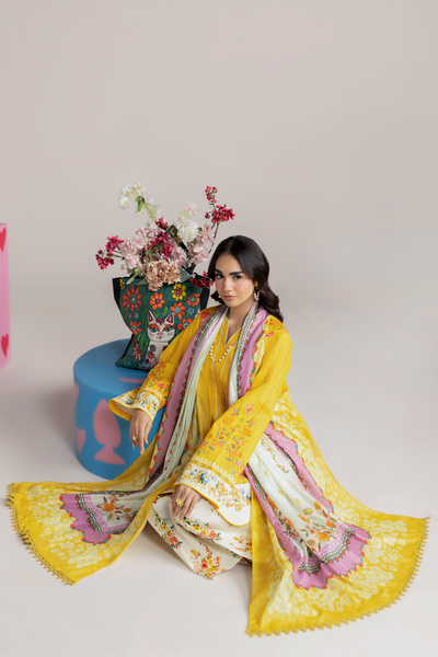 AMAL DROP PRINTS BY RAJBARI UNSTITCHED'26 | D6