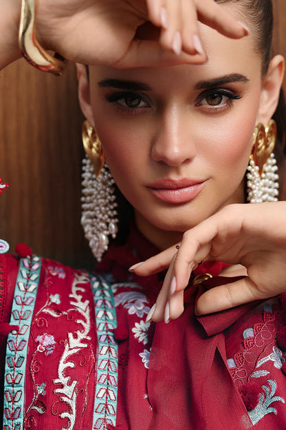 QALAMKAR CHIKANKARI EID EDIT UNSTITCHED'26| RUBY
