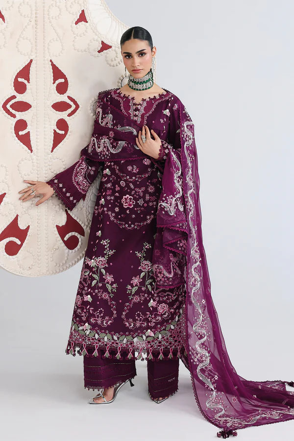 QALAMKAR FESTIVE LAWN UNSTITCHED '26 - QFL-10 (TRESA)