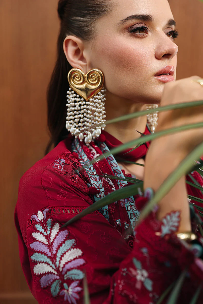QALAMKAR CHIKANKARI EID EDIT UNSTITCHED'26| RUBY