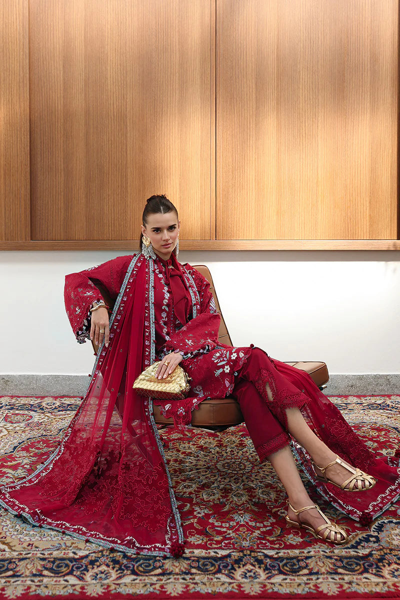 QALAMKAR CHIKANKARI EID EDIT UNSTITCHED'26| RUBY