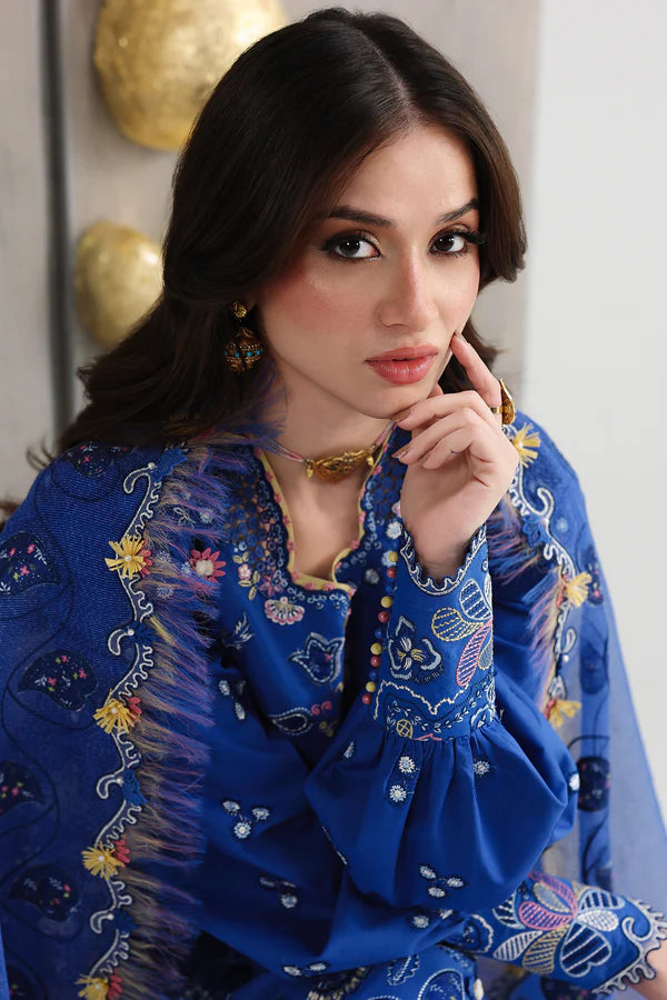 QALAMKAR FESTIVE LAWN UNSTITCHED '26 - QFL-06 (EMINA)