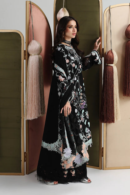 QALAMKAR FESTIVE LAWN UNSTITCHED '26 - QFL-12 (REHA)