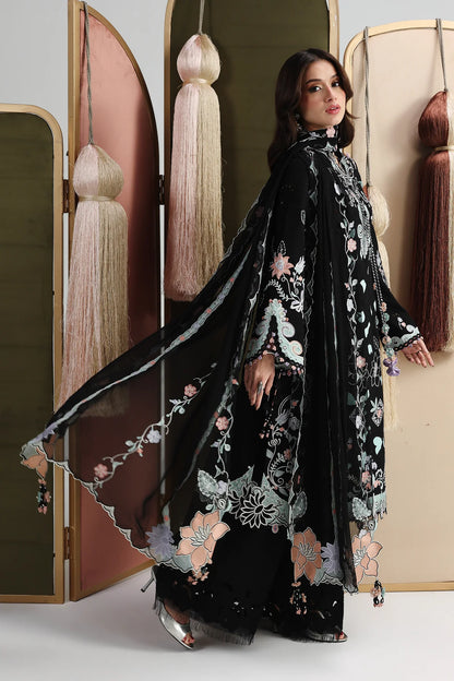 QALAMKAR FESTIVE LAWN UNSTITCHED '26 - QFL-12 (REHA)