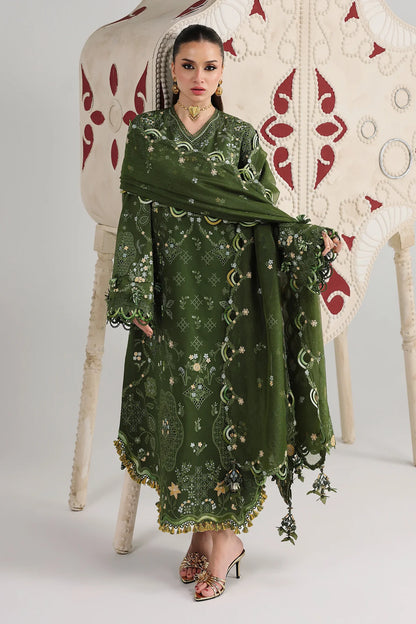 QALAMKAR FESTIVE LAWN UNSTITCHED '26 - QFL-09 (VESTA)