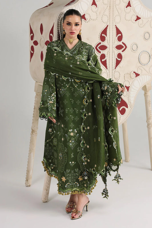 QALAMKAR FESTIVE LAWN UNSTITCHED '26 - QFL-09 (VESTA)