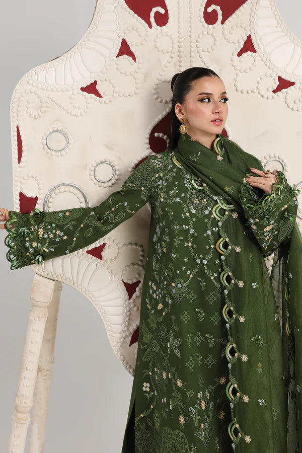 QALAMKAR FESTIVE LAWN UNSTITCHED '26 - QFL-09 (VESTA)