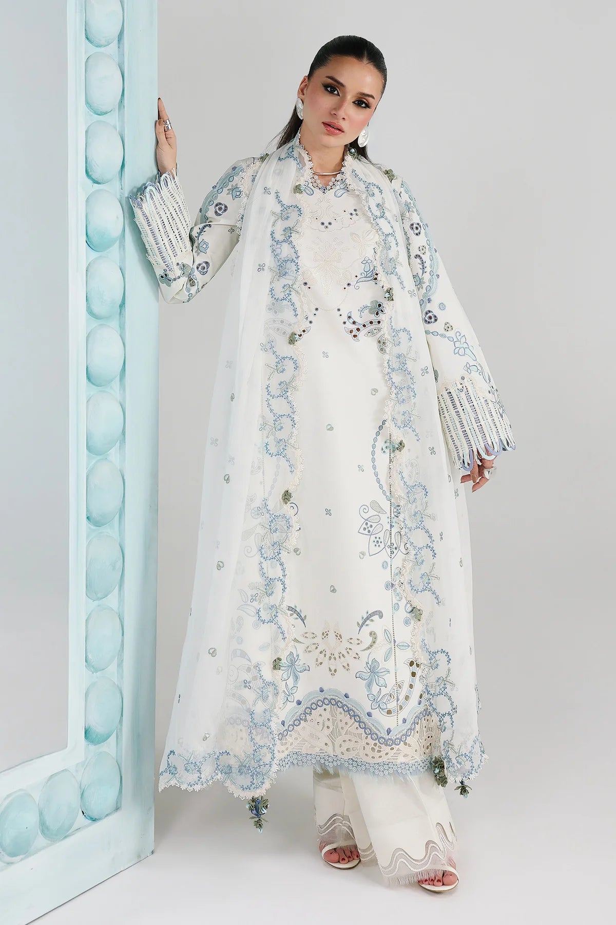 QALAMKAR FESTIVE LAWN UNSTITCHED '26 - QFL-03 (IRMIN)