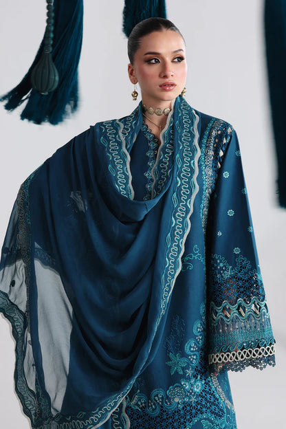 QALAMKAR FESTIVE LAWN UNSTITCHED '26 - QFL-07 (KAISA)