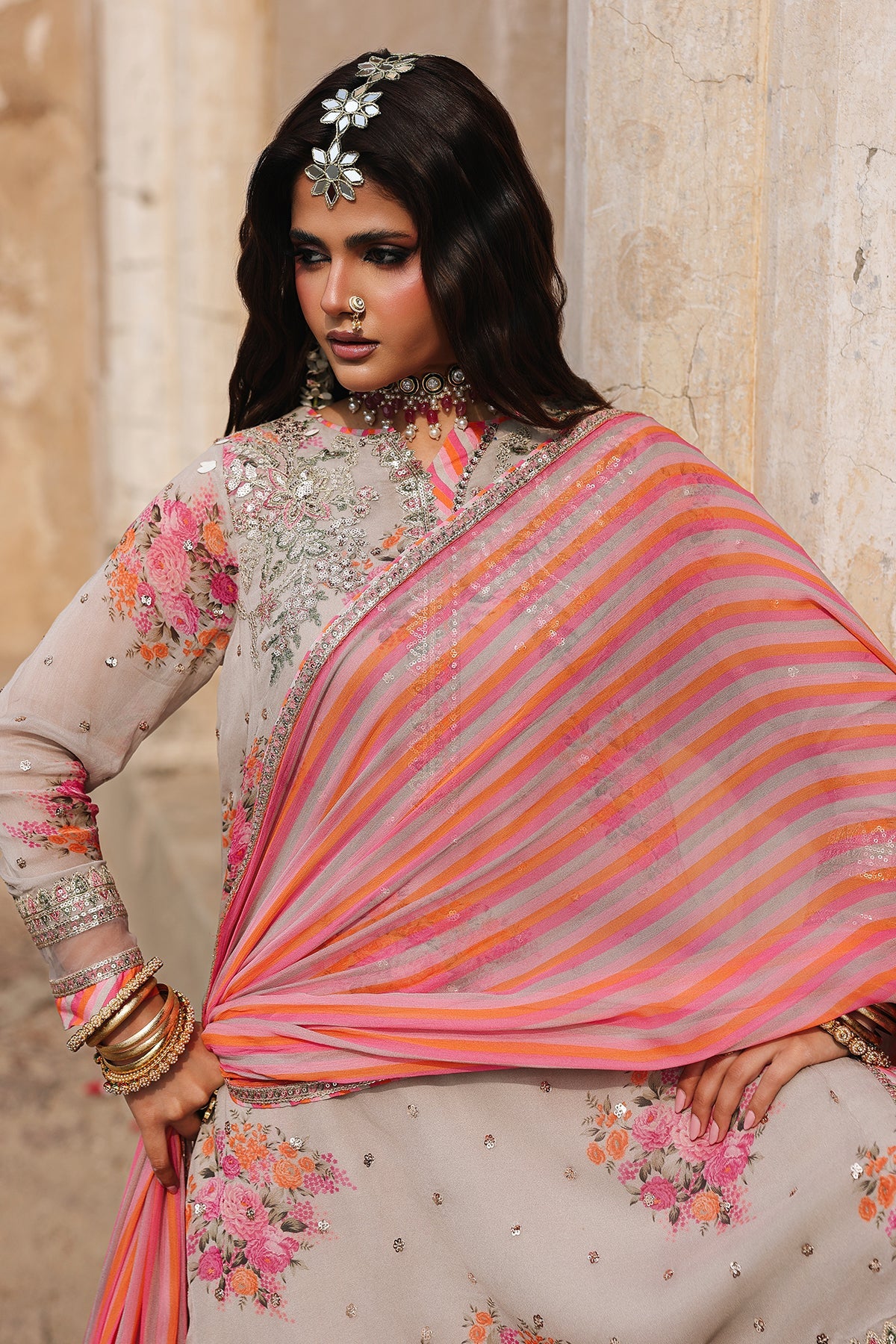 CHARIZMA VASAL LUXURY CHIFFON UNSTITCHED'26 | VSL6-09