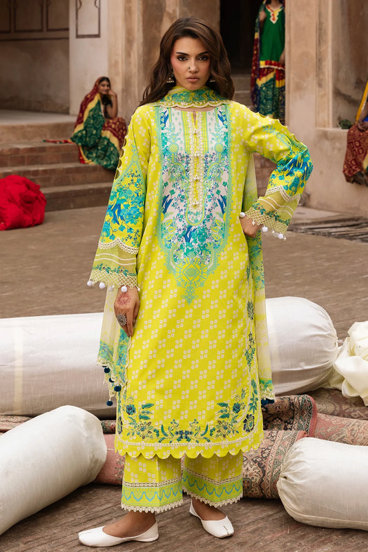 CHARIZMA COMBINATIONS LUXURY LAWN UNSTITCHED '26 VOL 03 - CC6-25