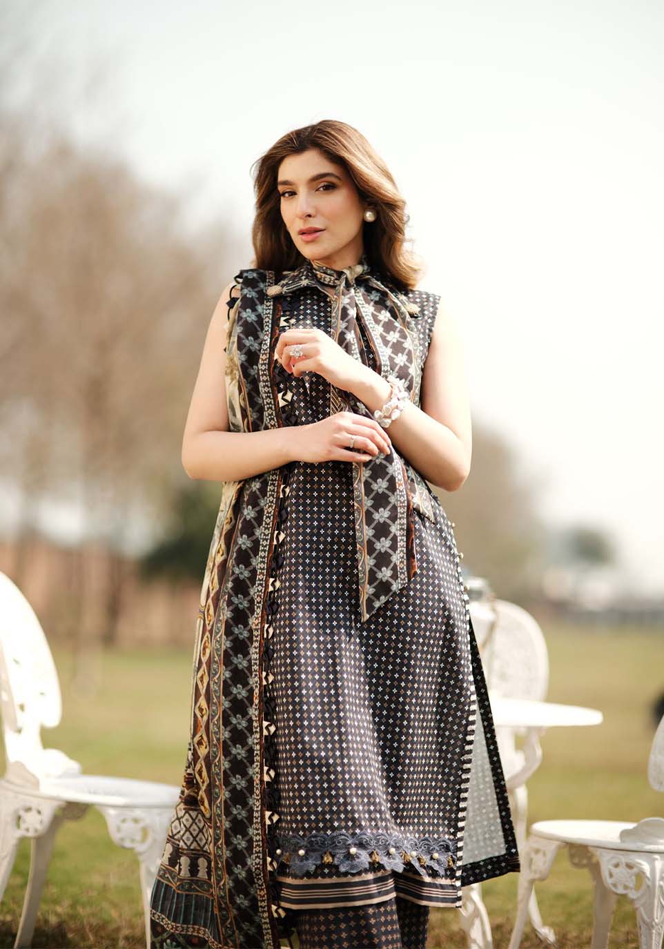 ZARQASH LUXE LAWN UNSTITCHED  Collection 2024 – ZQ 2