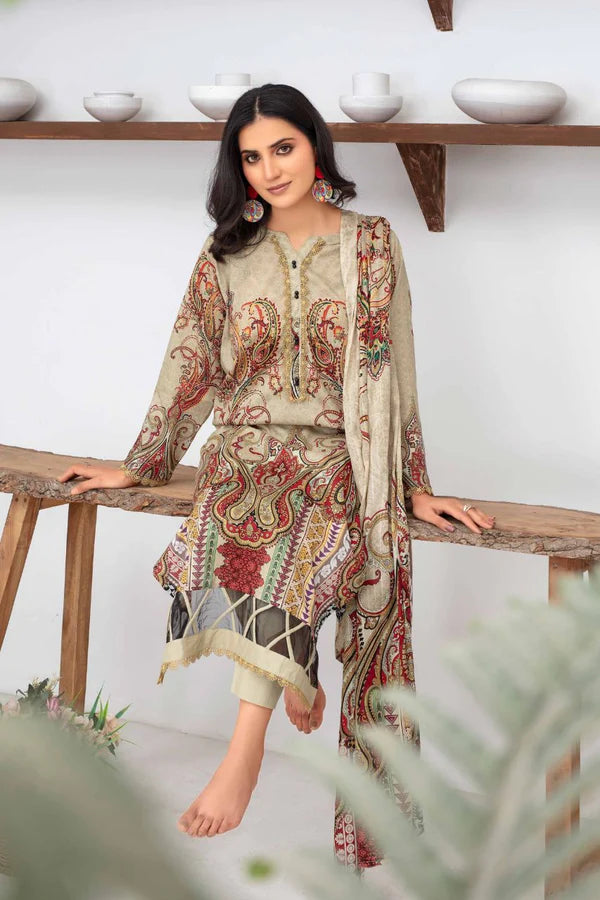 FABIHA VOL-1 BY FEROZA UNSTITCHED'26 | D1
