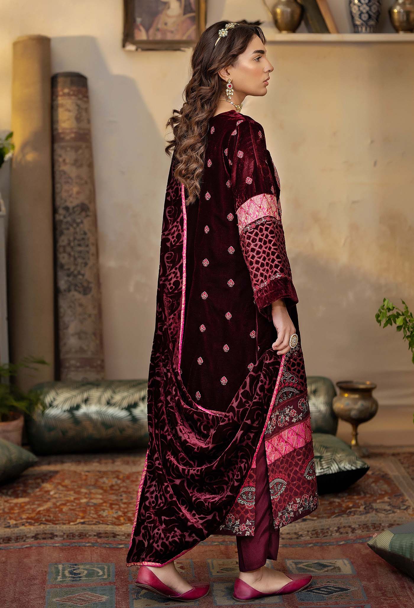 Adan's Libas Plachi Velvet Winter Collection 2024 – Plachi 4442