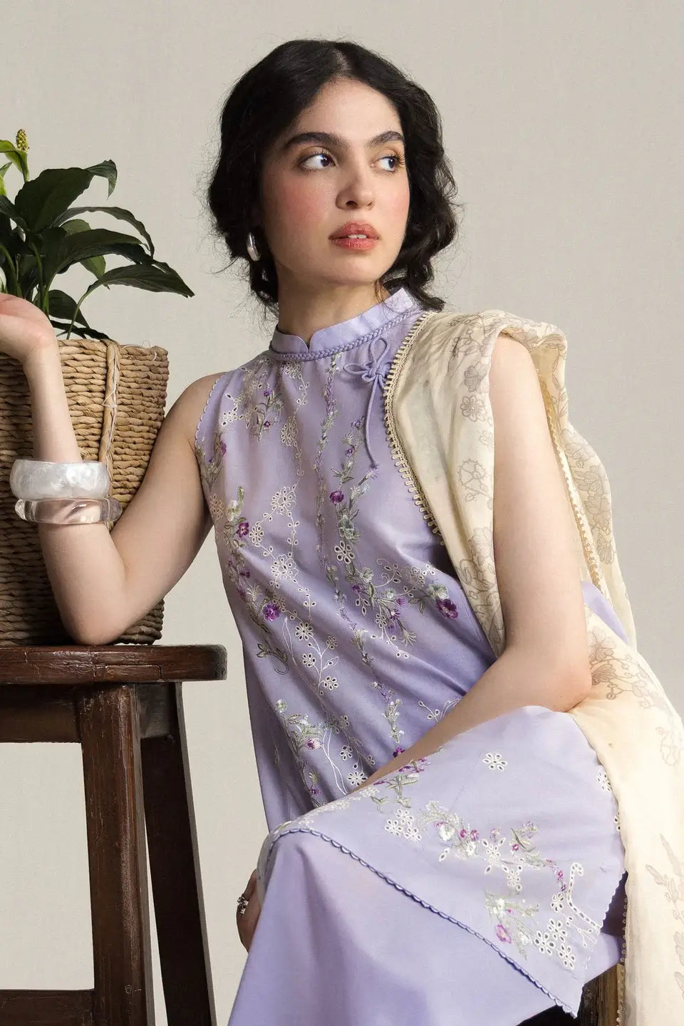 COCO BY ZARA SHAHJAHAN LAWN VOL 2 '26 - UNSTITCHED ARLO-3B