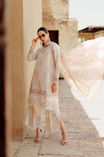 Noor Eid Handwork Laserkari Lawn' Collection 2024 – D2