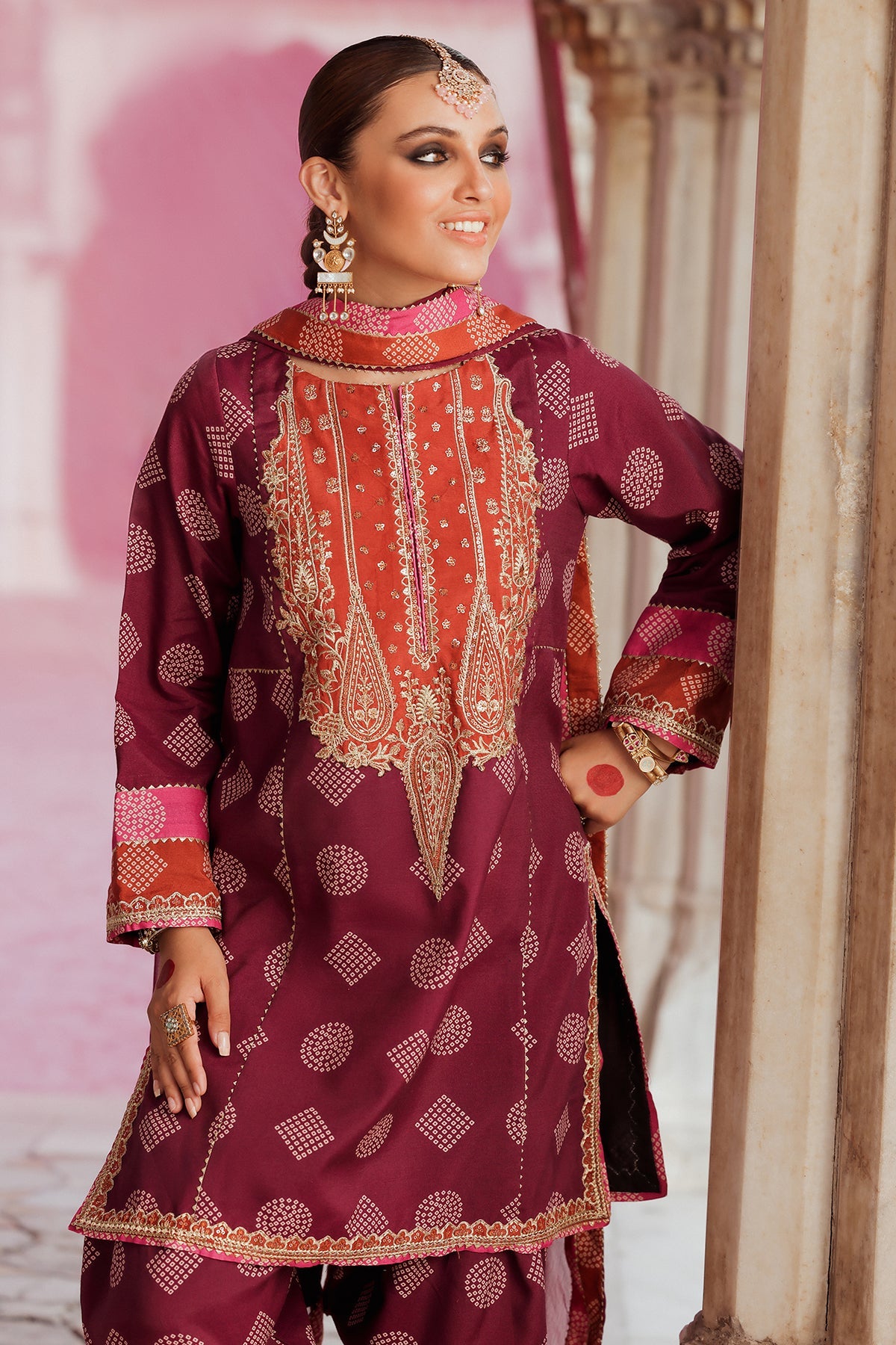 CHARIZMA TABEER CHUNNRI VOL 1 Collection 2024 – 3-PC CTW4-02