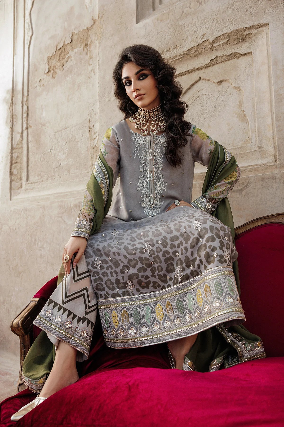 CHARIZMA VASAL LUXURY CHIFFON UNSTITCHED'26 | VSL6-12