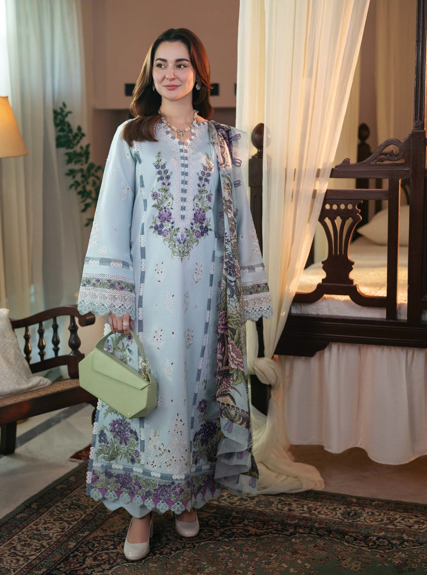 Jade Ombre X Hania Aamir Lawn 2025 Design 01