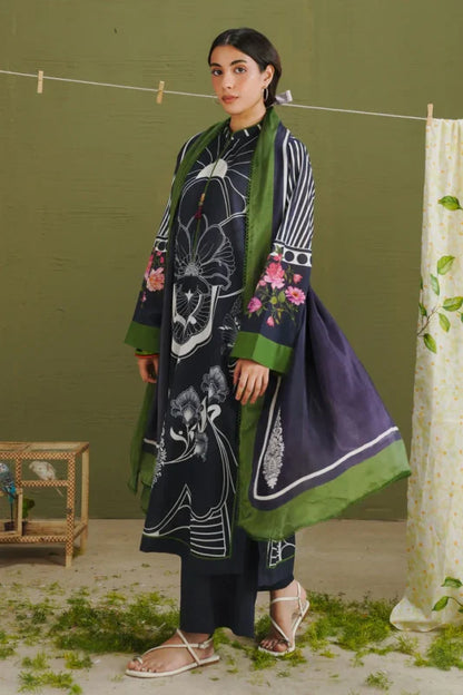 COCO PRINTS VOL-1 BY ZARA SHAHJAHAN UNSTITCHED'26| RAYA-10B