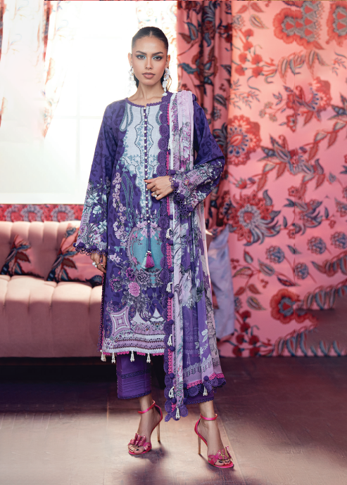 JADE URBANE CHIFFON DUPATTA UNSTITCHED'26| 20963 В