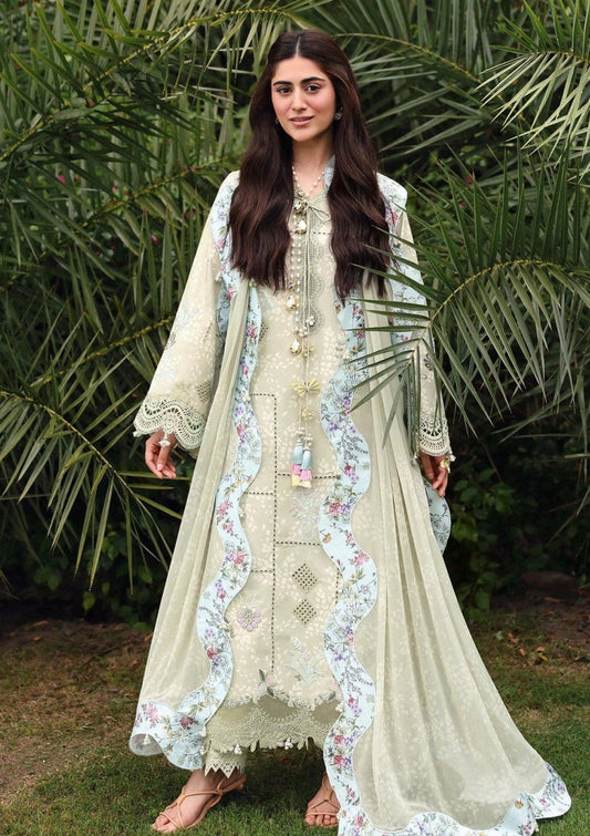 SARDINIA EMB LAWN EID EDIT'26 UNSTITCHED - MONSOON SAGE 1707