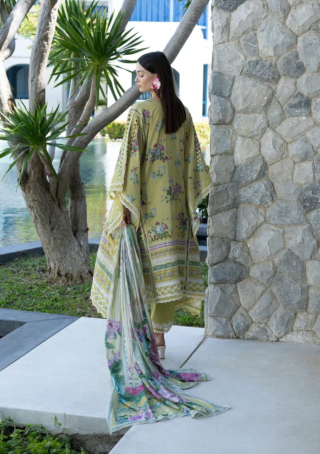 ELAF PRINTS UNSTITCHED COLLECTION'26 | EPN-4A AVOCADO