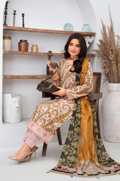 FABIHA VOL-1 BY FEROZA UNSTITCHED'26 | D12