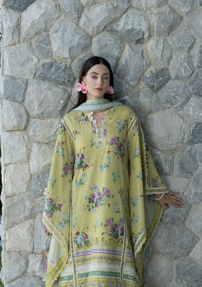 ELAF PRINTS UNSTITCHED COLLECTION'26 | EPN-4A AVOCADO
