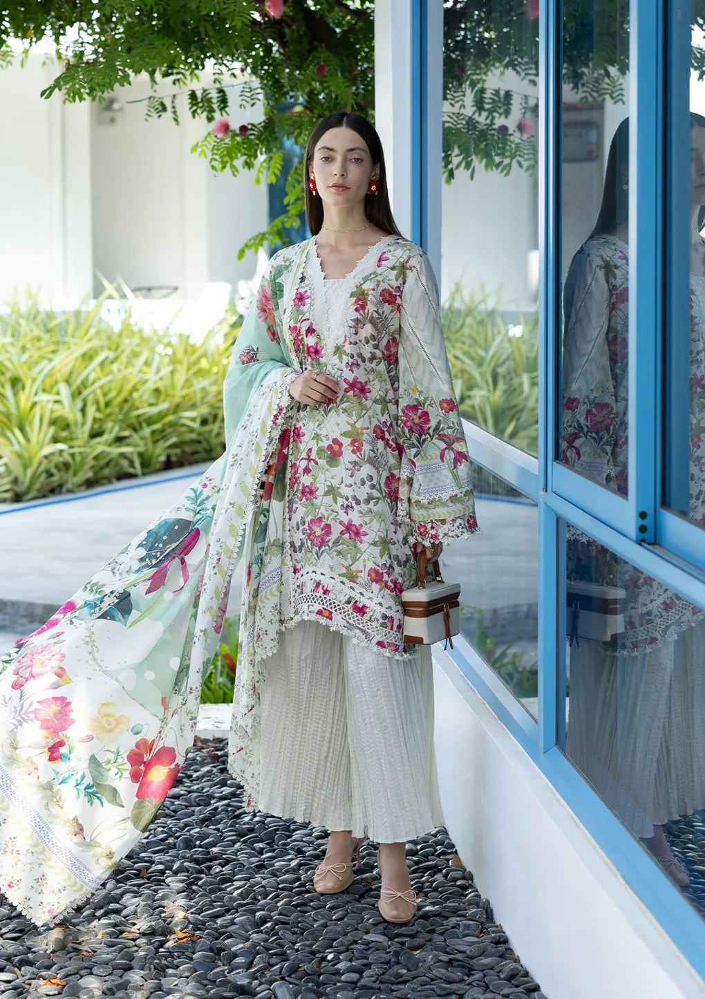 ELAF PRINTS UNSTITCHED COLLECTION'26 | EPN-9B CHANTILLY
