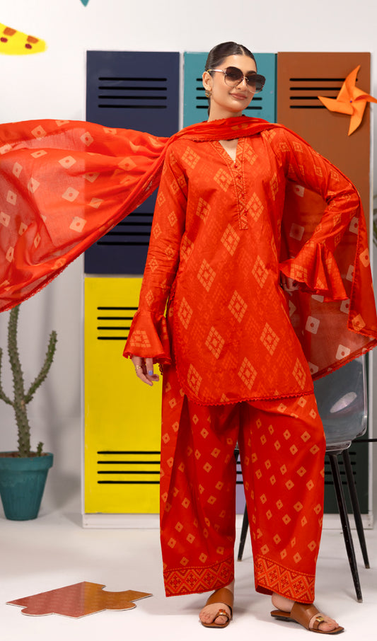 COCO POPUP BY ALZOHAIB DIGITAL PRINTED UNSTITCHED'26| D6