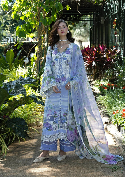 ELAF SIGNATURE EMBROIDERED UNSTITCHED'26| ESA-6A MOONLIT PETALS