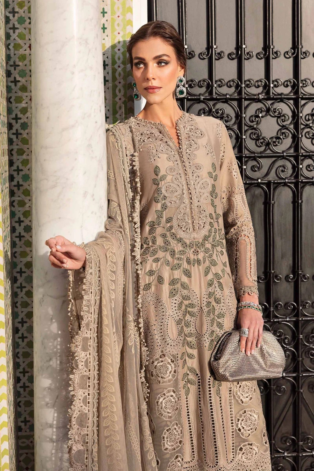 Maria B Luxury Lawn 2025 - 3A