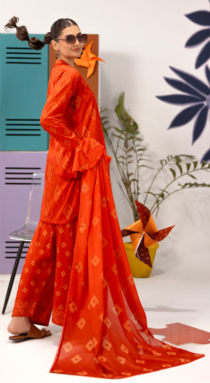COCO POPUP BY ALZOHAIB DIGITAL PRINTED UNSTITCHED'26| D6