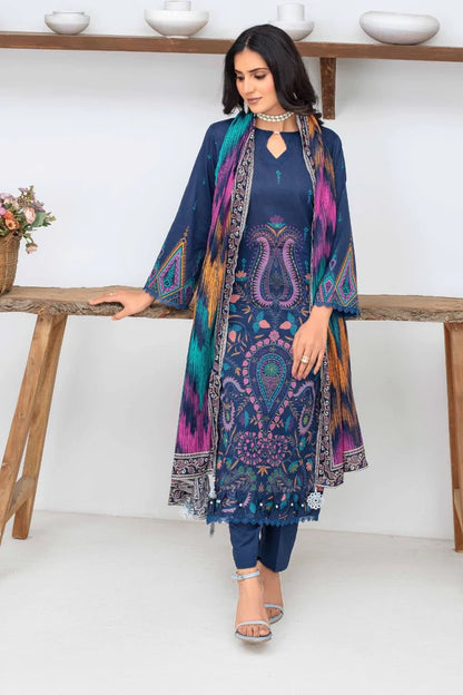 FABIHA VOL-1 BY FEROZA UNSTITCHED'26 | D4