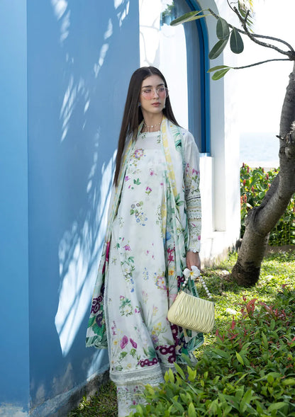ELAF PRINTS UNSTITCHED COLLECTION'26 | EPN-7B MOON FLOWER