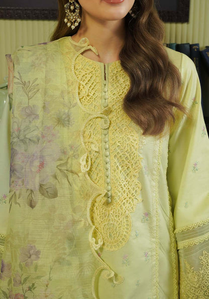 ZARQASH TRESOR LUXURY LAWN 24
 Collection 2024 – ZQT 008 PRIMROSE