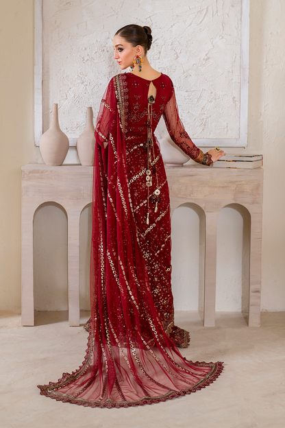 Iznik Formal Wear Collection 2024 – CC-49 Embroidered Net