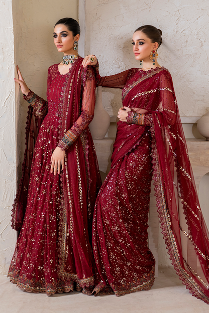 Iznik Formal Wear Collection 2024 – CC-49 Embroidered Net