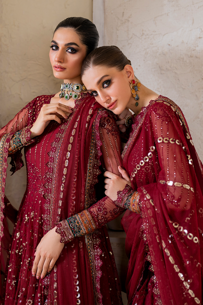 Iznik Formal Wear Collection 2024 – CC-49 Embroidered Net