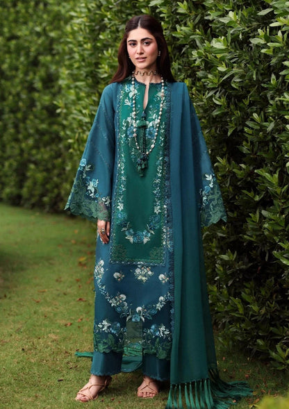 SARDINIA EMB LAWN EID EDIT'26 UNSTITCHED - HILLSIDE TEAL 1708