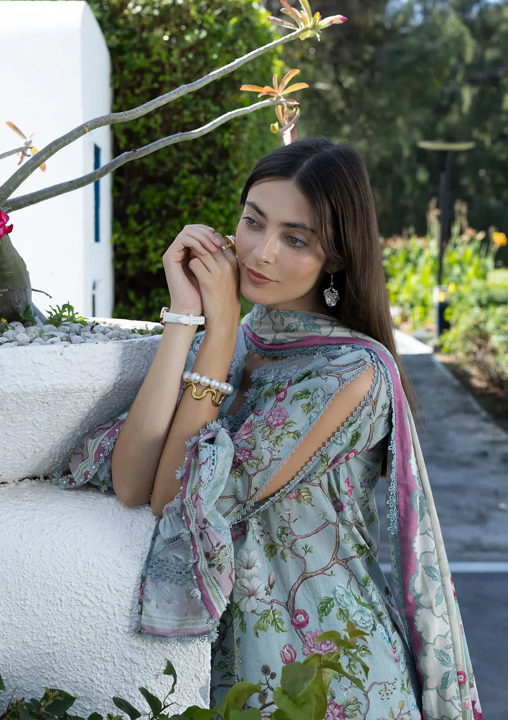 ELAF PRINTS UNSTITCHED COLLECTION'26 | EPN-8A EIRINI BLOOM