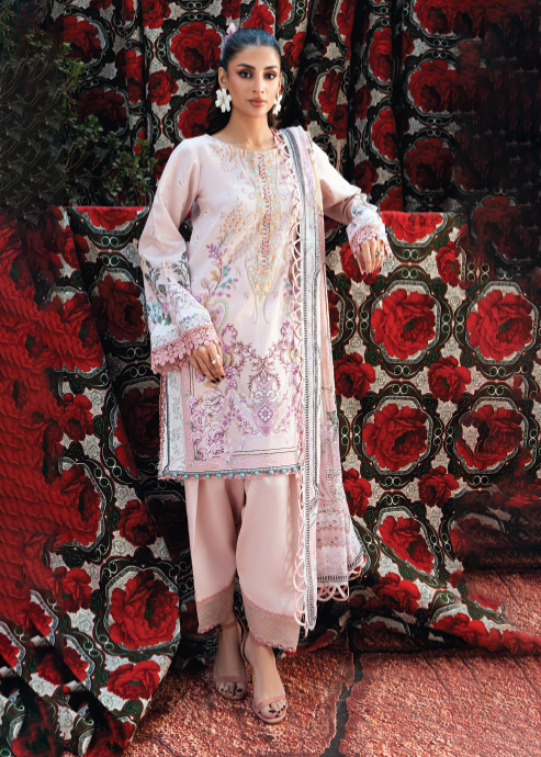 JADE URBANE CHIFFON DUPATTA UNSTITCHED'26| 20965 B