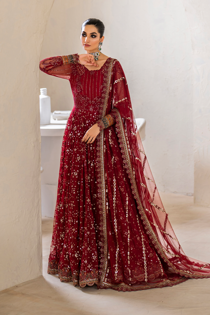 Iznik Formal Wear Collection 2024 – CC-49 Embroidered Net