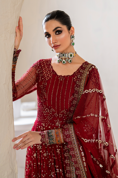 Iznik Formal Wear Collection 2024 – CC-49 Embroidered Net