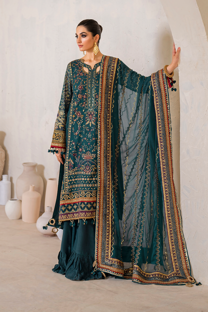 Iznik Formal Wear Collection 2024 – CC-46 Embroidered Chiffon