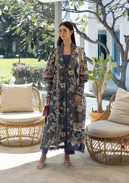 ELAF PRINTS UNSTITCHED COLLECTION'26 | EPN-6A BOO BERRY