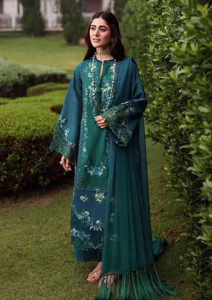 SARDINIA EMB LAWN EID EDIT'26 UNSTITCHED - HILLSIDE TEAL 1708